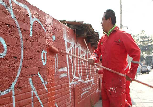 La delegación Cuajimalpa cuenta con un programa anti-graffiti