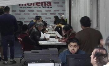 SE REGISTRAN ASPIRANTES DE MORENA AL PRIMER CONGRESO DE LA CDMX