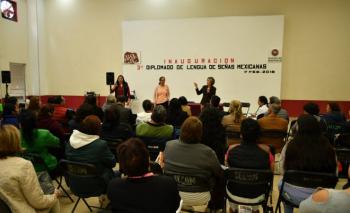 COMIENZA DIPLOMADO DE LENGUA DE SEÑAS MEXICANA