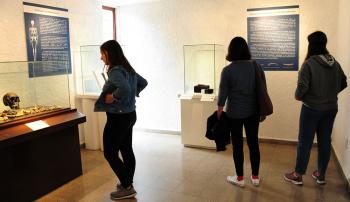 Exhiben la reproducción del cráneo fósil del Hombre de Chimalhuacán