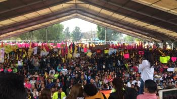 Alejandra Barrales inicia su cierre de precampaña en la delegación Iztapalapa