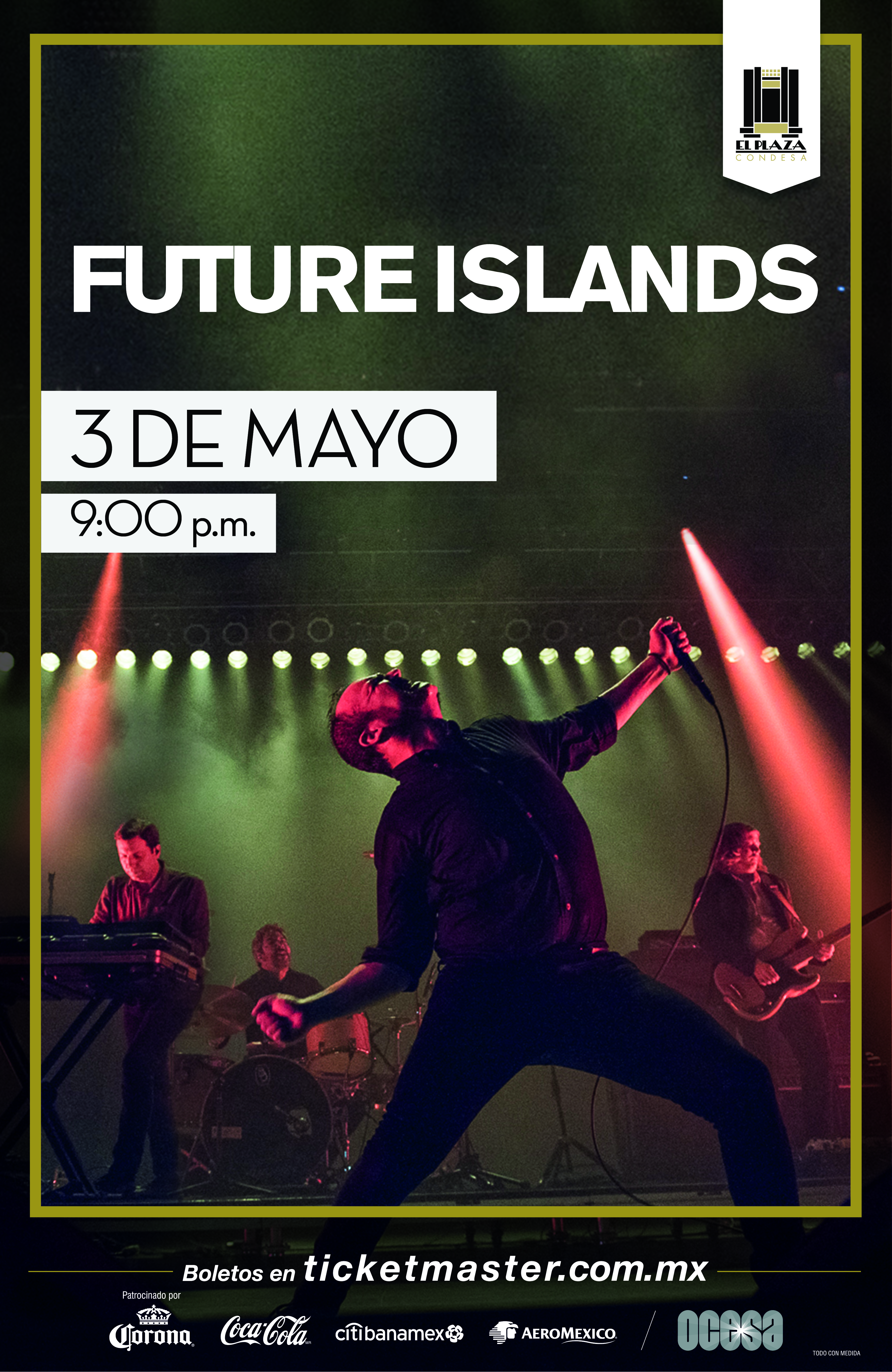 Future Islands en El Plaza Condesa