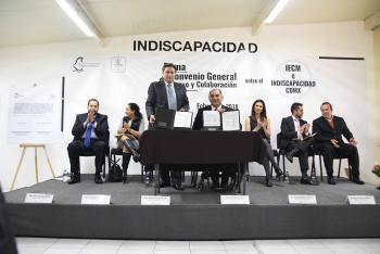 Van IECM e INDISCAPACIDAD por comicios locales incluyentes y accesibles