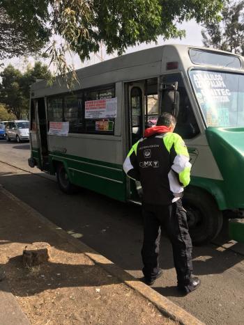 Semovi informa que 516 unidades de transporte público fueron sancionadas