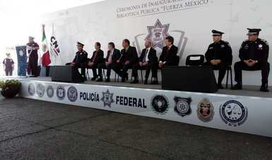 Se inaugura la Biblioteca Fuerza México en Centro de Mando de la Policía Federal