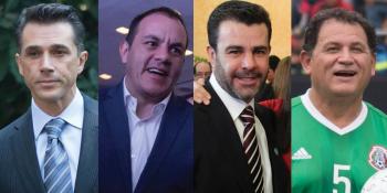 ExFutbolistas, actores y artistas buscan cargos de elección popular