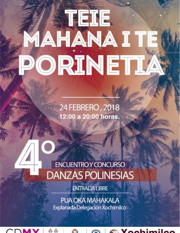 4 ENCUENTRO Y CONCURSO DE DANZA POLINESIAS ESTE FIN DE SEMANA EN XOCHIMILCO