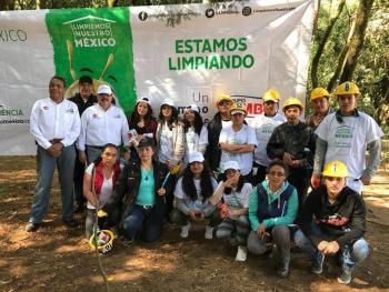Limpiemos Nuestro México 2018, Mega Jornada de limpieza en el bosque El Ocotal