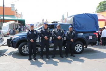 REFUERZAN DISPOSITIVOS DE SEGURIDAD EN ZONAS DE LA MONTAÑA, PUEBLOS Y BARRIOS DE XOCHIMILCO