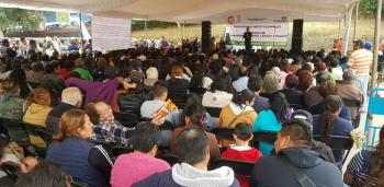 Más acciones Institucionales, entrega de calentadores solares, láminas y tinacos