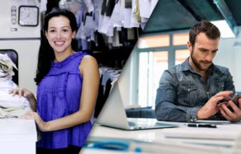 Diseña una comunidad virtual para la industria de servicios de lavandería, tintorería y planchaduría