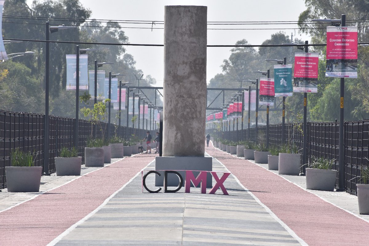 Se inaugura Parque Lineal Churubusco en la Ciudad de México