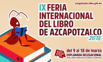 TODO LISTO, PARA LA IX FERIA INTERNACIONAL DEL LIBRO DE AZCAPOTZALCO
