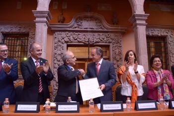 Centro Histórico de San Luis Potosí recibe certificación de Patrimonio Mundial por parte del INAH y de la UNESCO