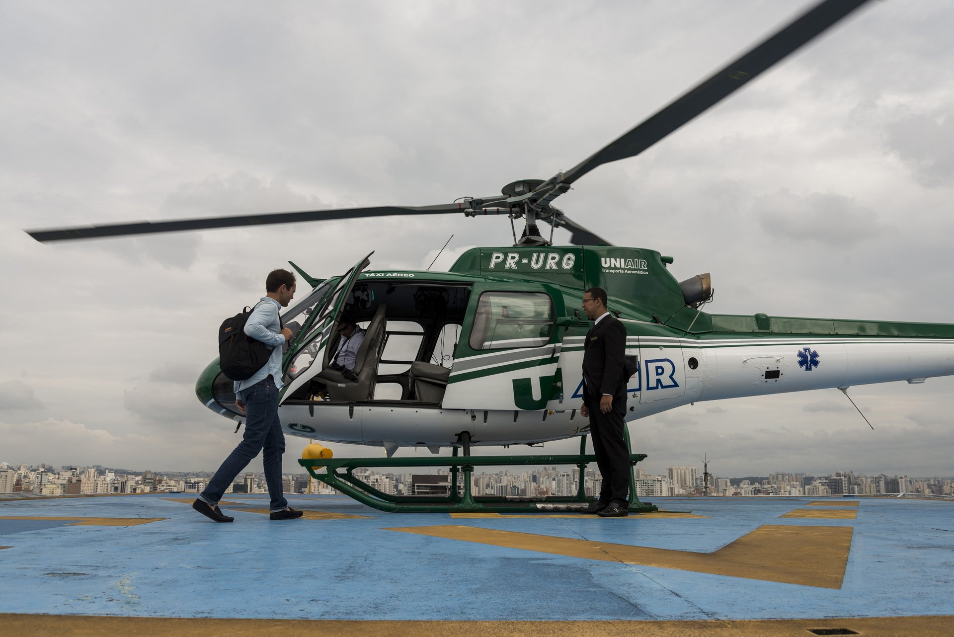 Helicópteros, otra opción de transporte en la CDMX