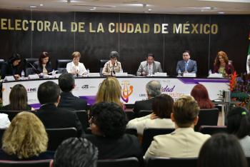 Imparten autoridades electorales, federales y locales, taller contra violencia política de género