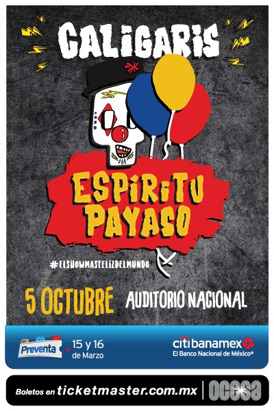 Los Caligaris llegan a México con su nuevo show Espíritu Payaso