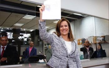 Se registra Margarita Zavala ante el INE