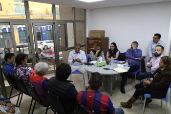 AUTORIDADES DE LA CUAUHTÉMOC Y DEL GCDMX REVISAN CON LOCATARIOS DEL MERCADO HIDALGO ACCIONES A SEGUIR