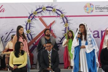 PREPARADA IZTAPALAPA PARA LA 175 REPRESENTACIÓN DE SEMANA SANTA: DIONE ANGUIANO