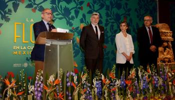 Exposición La flor en la cultura mexicana cierra periplo en el Museo Nacional de Antropología