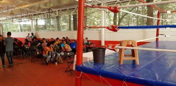 Torneo de Box en el Deportivo Chimalpa.