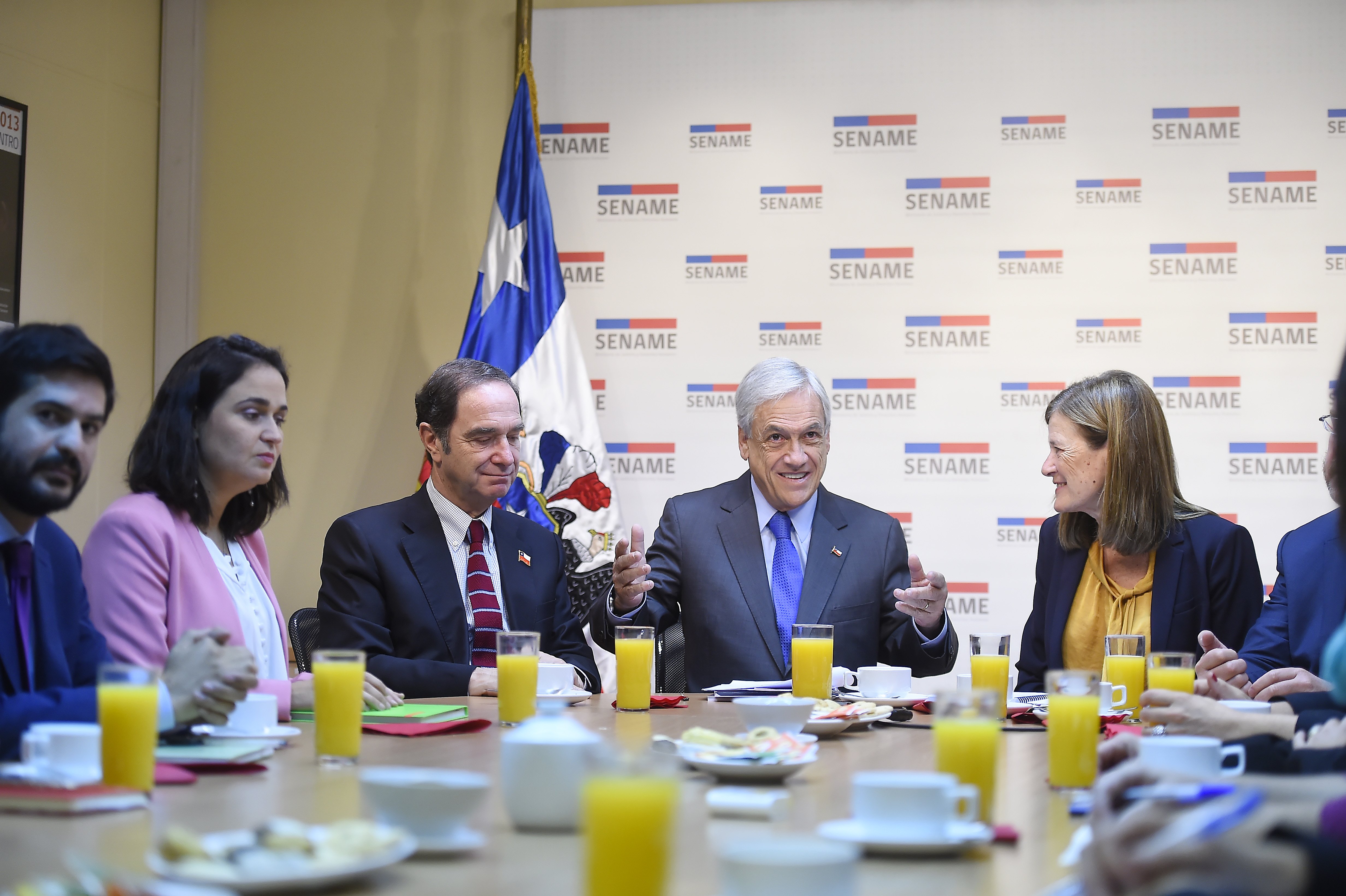 Piñera visitó las dependencias del Sename y presentó las medidas del Acuerdo Nacional por la Infancia