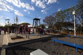 Parque Imán, cuenta con muro para escalar de 21 metros de altura