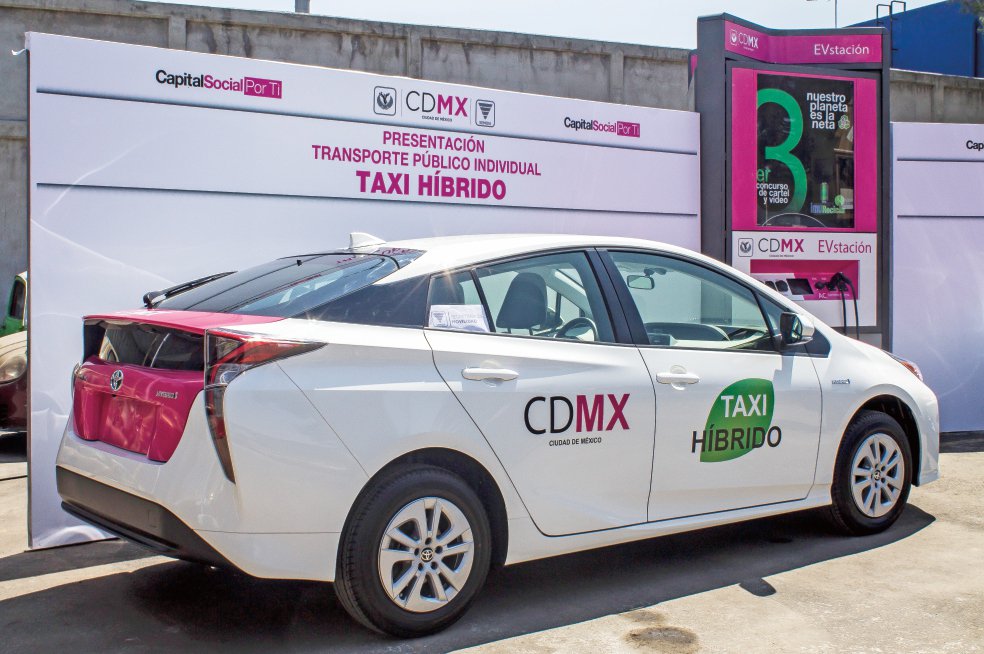 Nuevo modelo de taxi híbrido en la CDMX
