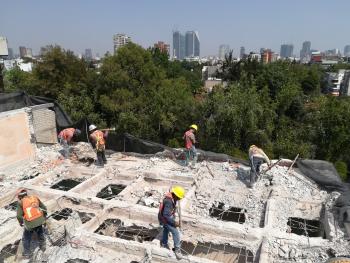 Suman 34 edificios en demolición total; concluye derribo en prosperidad 4