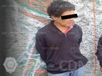 POLICÍAS DE LA SSP-CDMX DETUVIERON A UN HOMBRE RELACIONADO AL DELITO DE ROBO A TRANSEÚNTE