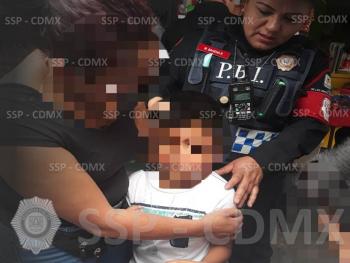 UN MENOR EXTRAVIADO EN EL CETRAM UNIVERSIDAD RECIBIÓ APOYO