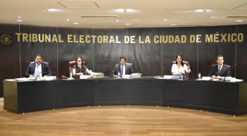 Declara TECDMX que Claudia Sheinbaum y MORENA no violaron la normativa electoral.