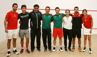 Selección Mexicana de Squash se concentra en Villas Tlalpan CONADE