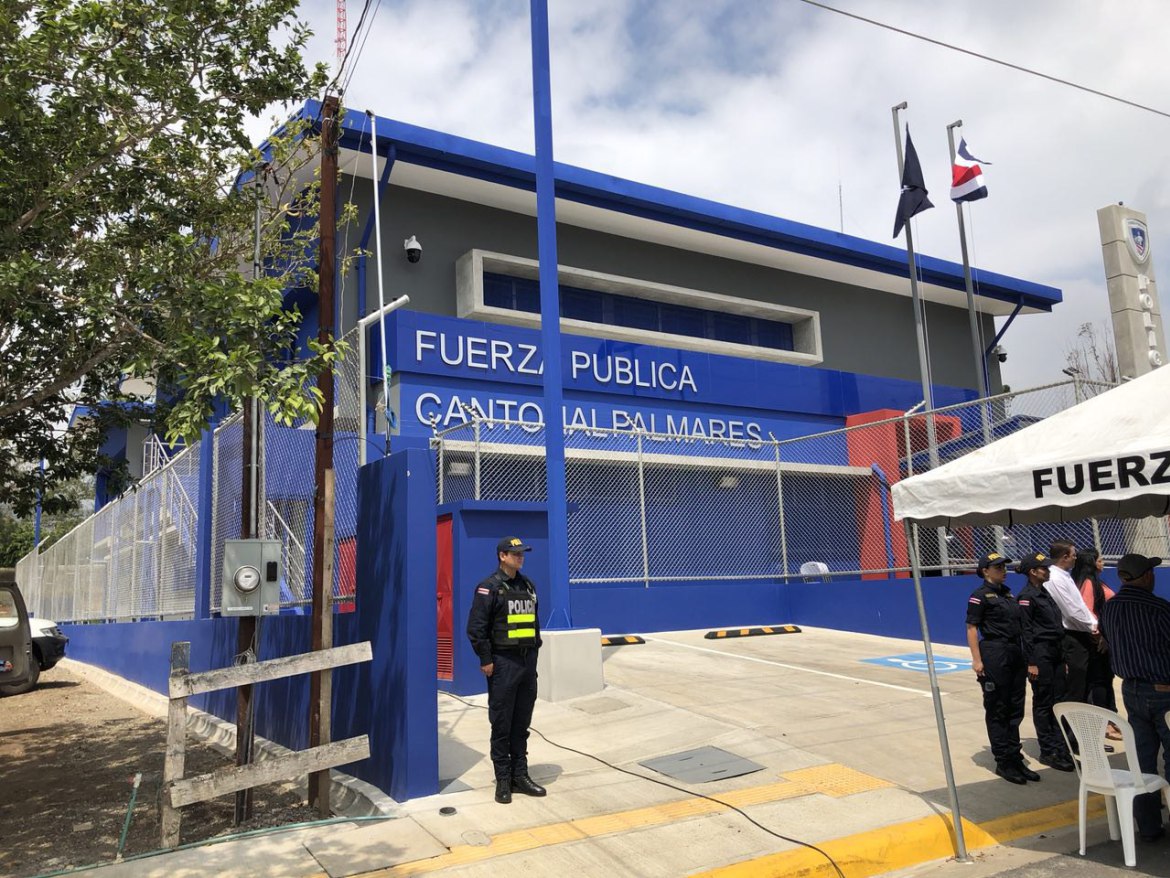 34 mil vecinos de Palmares cuentan con moderna delegación policial