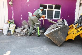 CONTINÚAN LAS JORNADA DE RETIRO DE CASCAJO EN PUEBLOS DE XOCHIMILCO