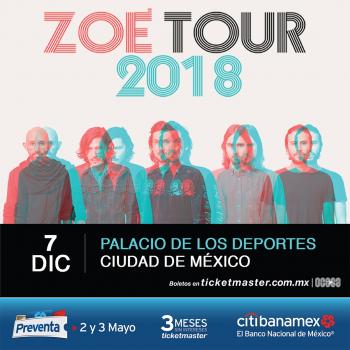Tras abarrotar sus tres shows en el Auditorio Nacional, Zoé anuncia un nuevo concierto en la CDMX