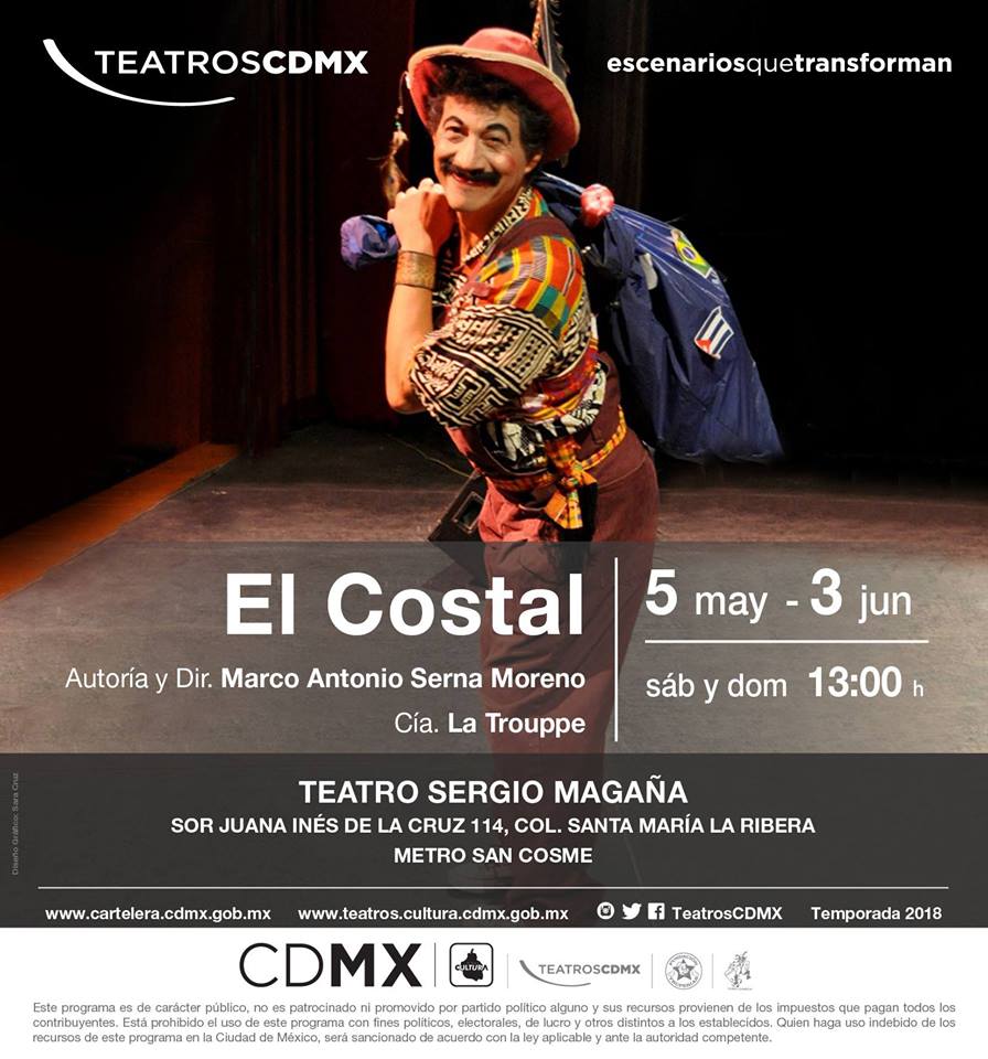 El costal, espectáculo de La Trouppe, se presenta en el Teatro Sergio Magaña