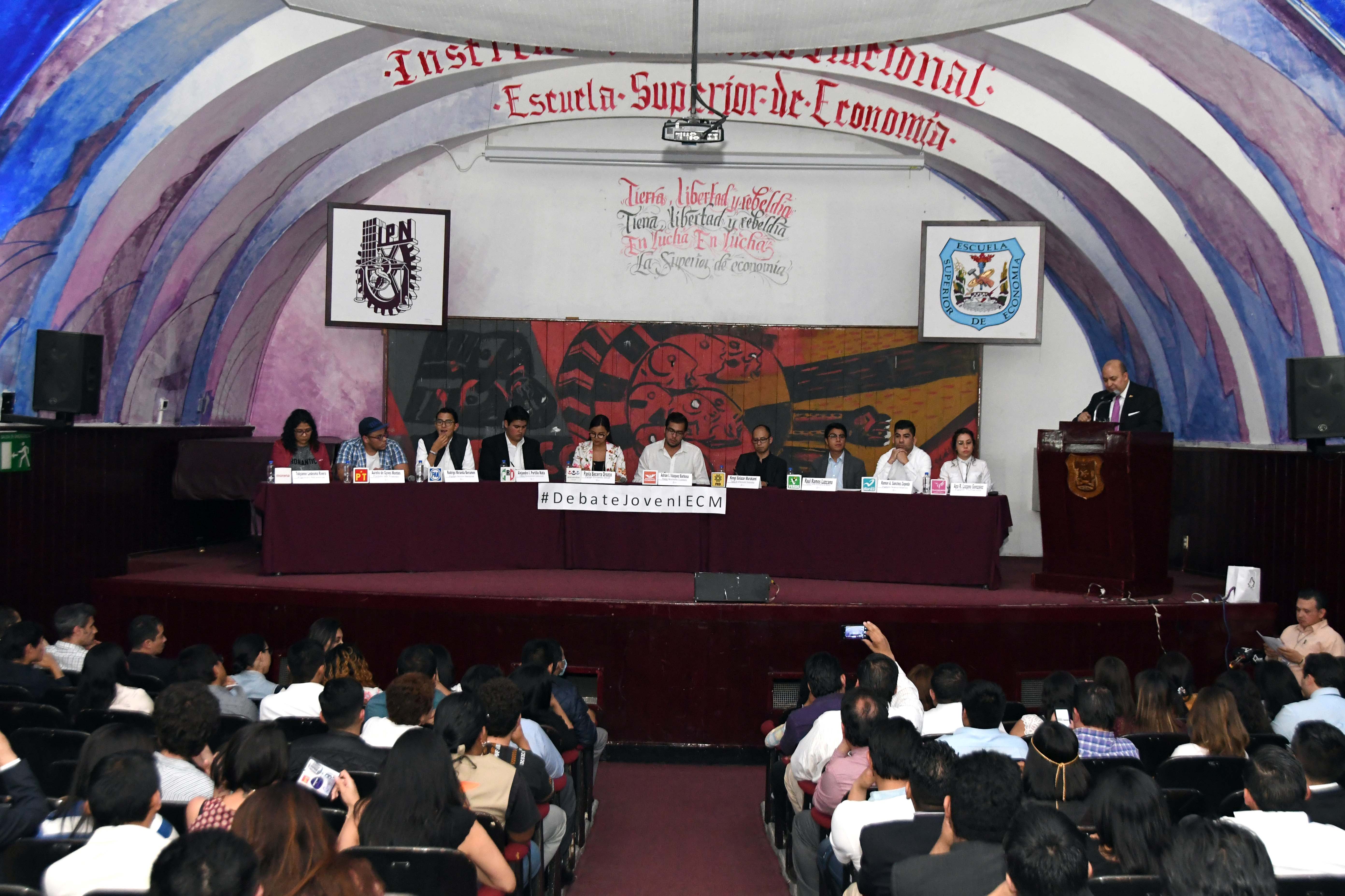 Organiza IECM debate entre dirigencias juveniles de partidos políticos