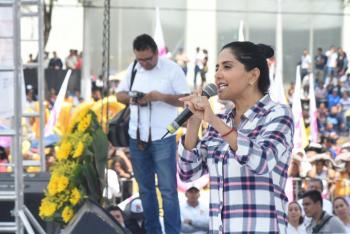 RESPALDA BARRALES A NORA ARIAS EN GAM