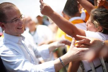 BARRALES Y ANAYA RESPALDAN ARRANQUE DE CAMPAÑA EN V. CARRANZA