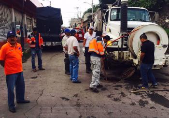 REALIZAN ACCIONES PREVENTIVAS Y DE MITIGACIÓN ANTE TEMPORADA DE LLUVIAS EN TLÁHUAC
