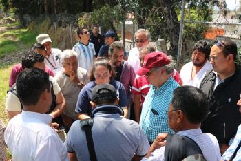 VECINOS DE COLONIAS COLINDANTES CON EL RIO SAN BUENAVENTURA IMPLEMENTAN ACCIONES PARA MITIGAR RIESGOS