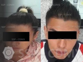 POLICÍAS DETUVIERON A PAREJA DE NACIONALIDAD COLOMBIANA POR ROBO EN EL TRANSPORTE PÚBLICO