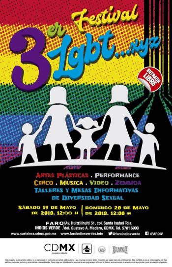 FESTIVAL LGBTT....XYZ 2018 EN FARO INDIOS VERDES