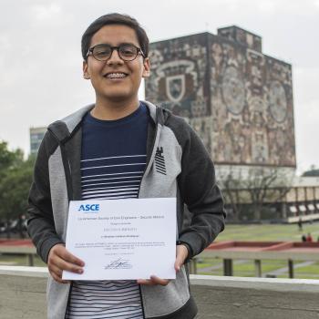 GANA ESTUDIANTE DE LA UNAM CERTAMEN INTERNACIONAL DE INGENIERÍA CIVIL