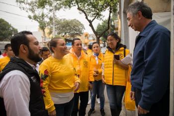 CANDIDATOS DEL FRENTE PRD, PAN Y MC SE COMPROMETEN A IMPULSAR AL PEQUEÑO COMERCIO EN ÁLVARO OBREGÓN
