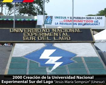 Hace 18 años nació la Universidad Nacional Experimental Sur del lago en Venezuela