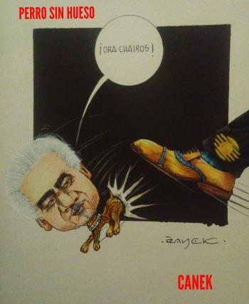 El Cartón por Canek Leyva "Perro Sin Hueso"