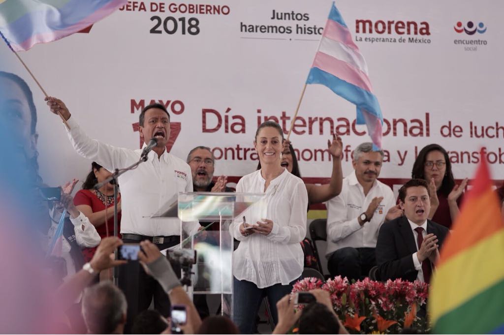 SHEINBAUM FIRMÓ COMPROMISOS PARA GENERAR POLÍTICAS PÚBLICAS QUE MEJOREN LA CALIDAD DE VIDA DE LA COMUNIDAD LGBTTTI